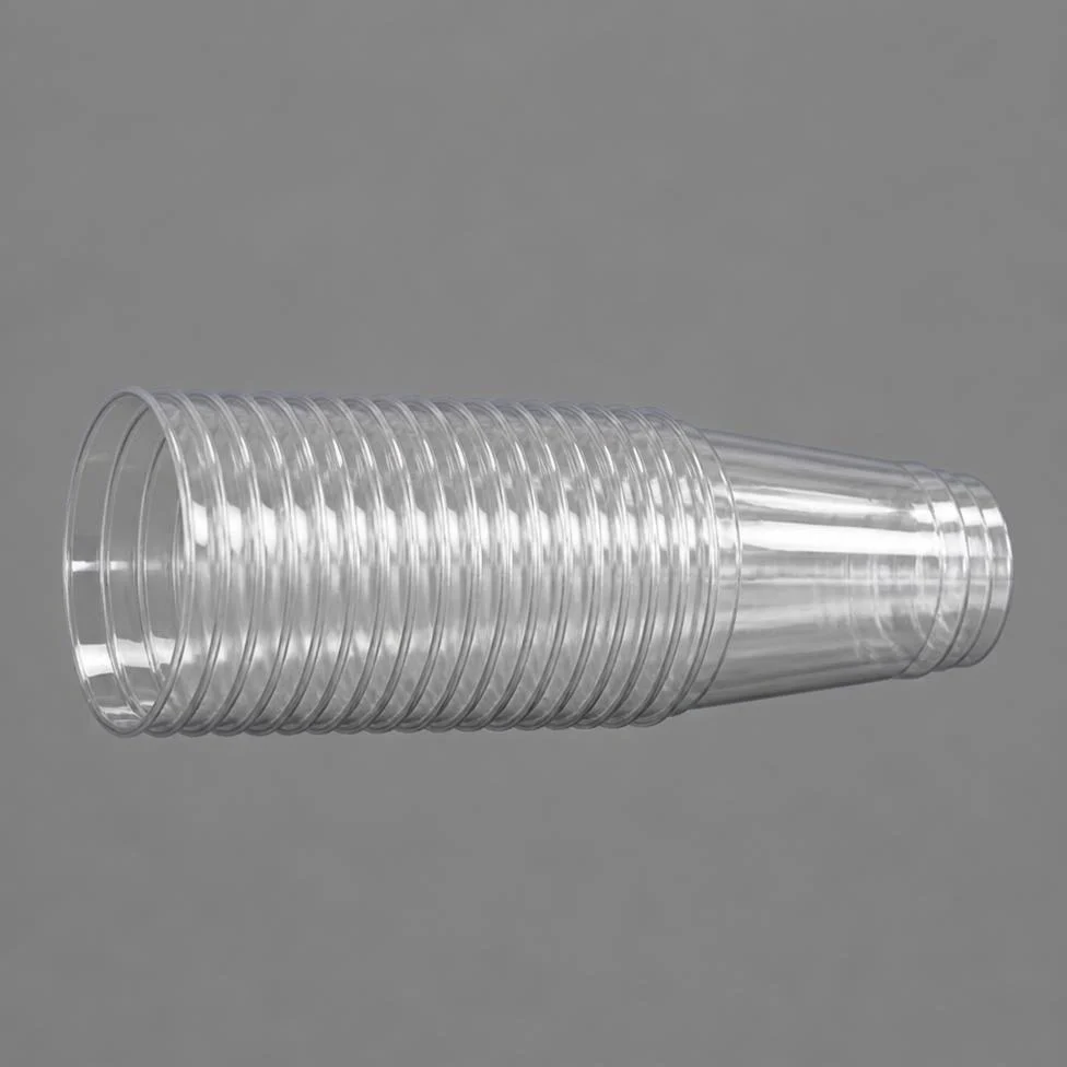 Lot de 50 Gobelets Transparents Jetable 400 Ml,Tasse en Plastique – image 6