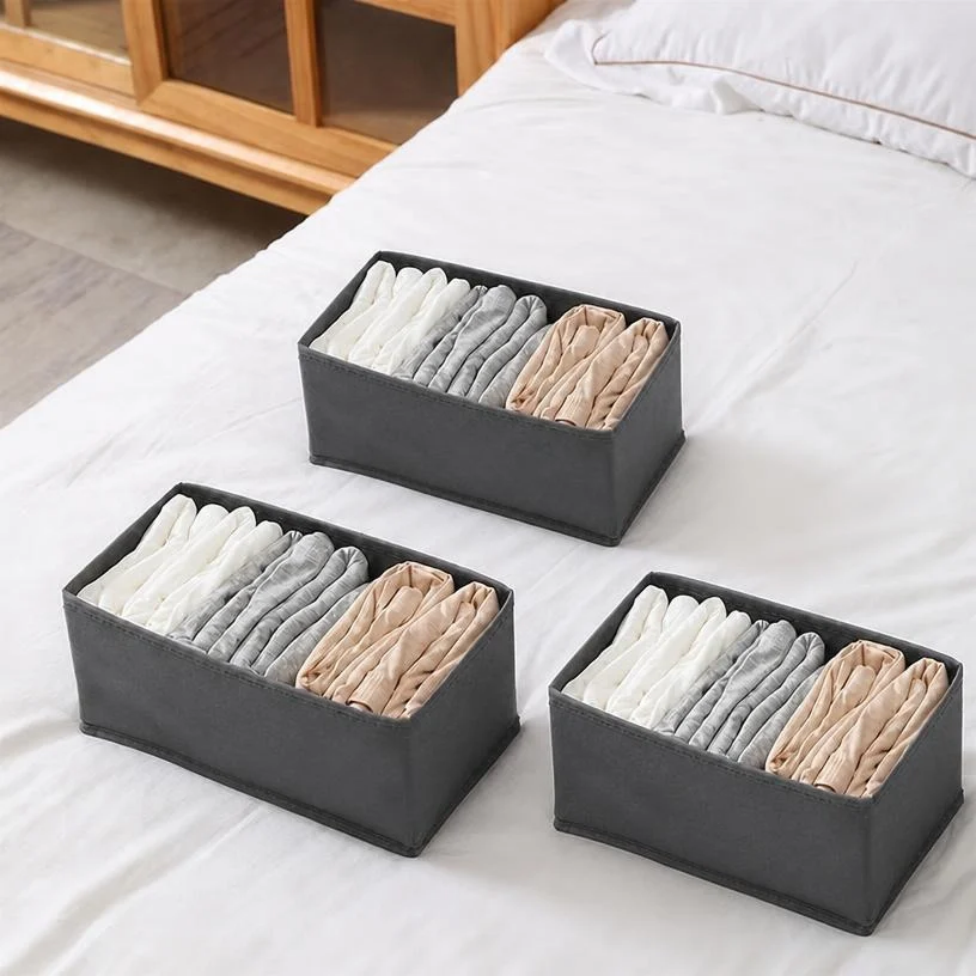Boîte de Rangement pour Vêtements,Organisateur de Vêtements,Sac de Rangement Pliables