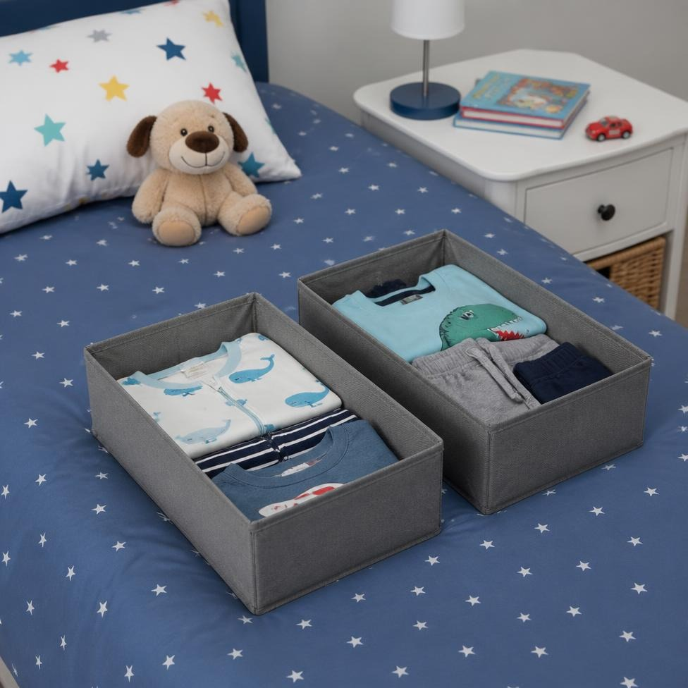 Boîte de Rangement pour Vêtements,Organisateur de Vêtements,Sac de Rangement Pliables – image 3