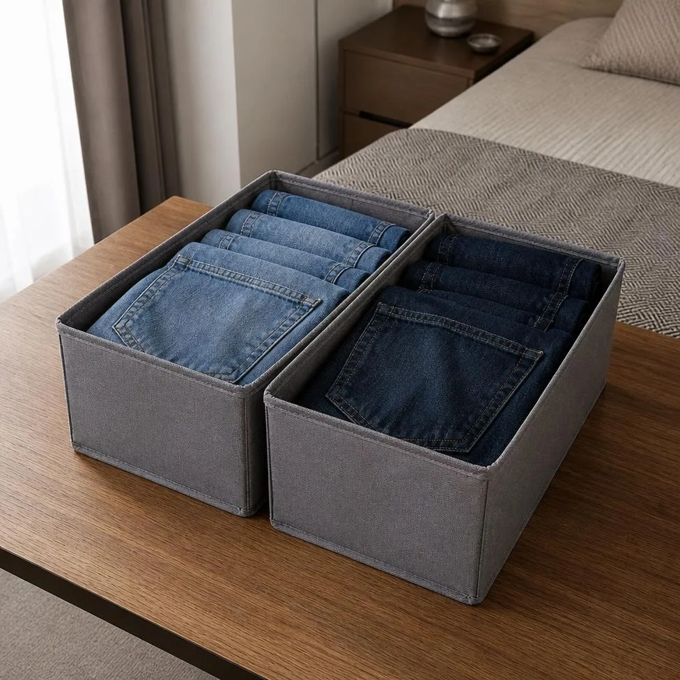 Boîte de Rangement pour Vêtements,Organisateur de Vêtements,Sac de Rangement Pliables – image 4