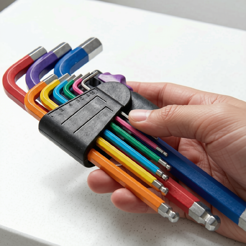 Jeu de clés  Allen à Bout Sphérique de Précision,9 Pièces, pour Réparation, Bricolage – image 5
