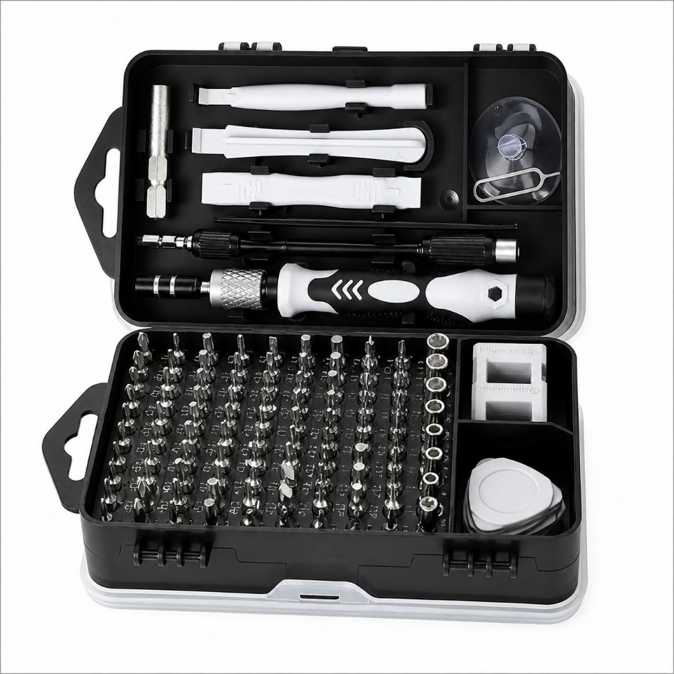 Kit de Tournevis Magnétique,115 Pièces, pour Réparation, Bricolage – image 4