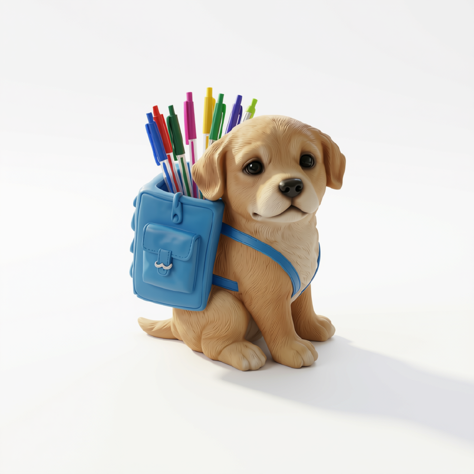 Porte-Stylo Créatif en Forme de Chien, pour Bureau, Enfants, Garçons, Filles, Fournitures Scolaire