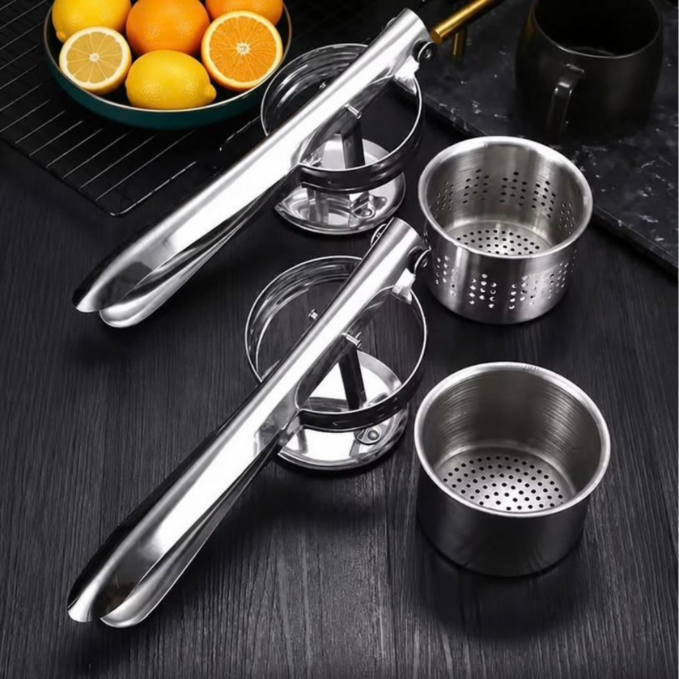 Presse-Agrumes Manuel en Acier Inoxydable, Accessoires de Cuisine,Coupe-Fruits et Légumes, Citron, Orange – image 3