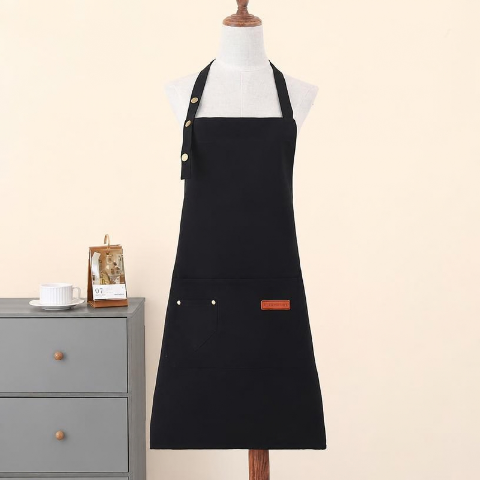 Tablier Réglable avec Poches pour Cuisine Familial – image 3