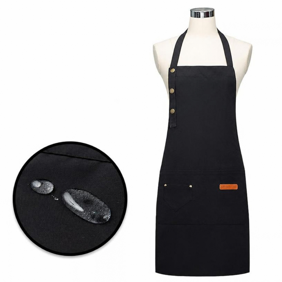 Tablier Réglable avec Poches pour Cuisine Familial – image 5
