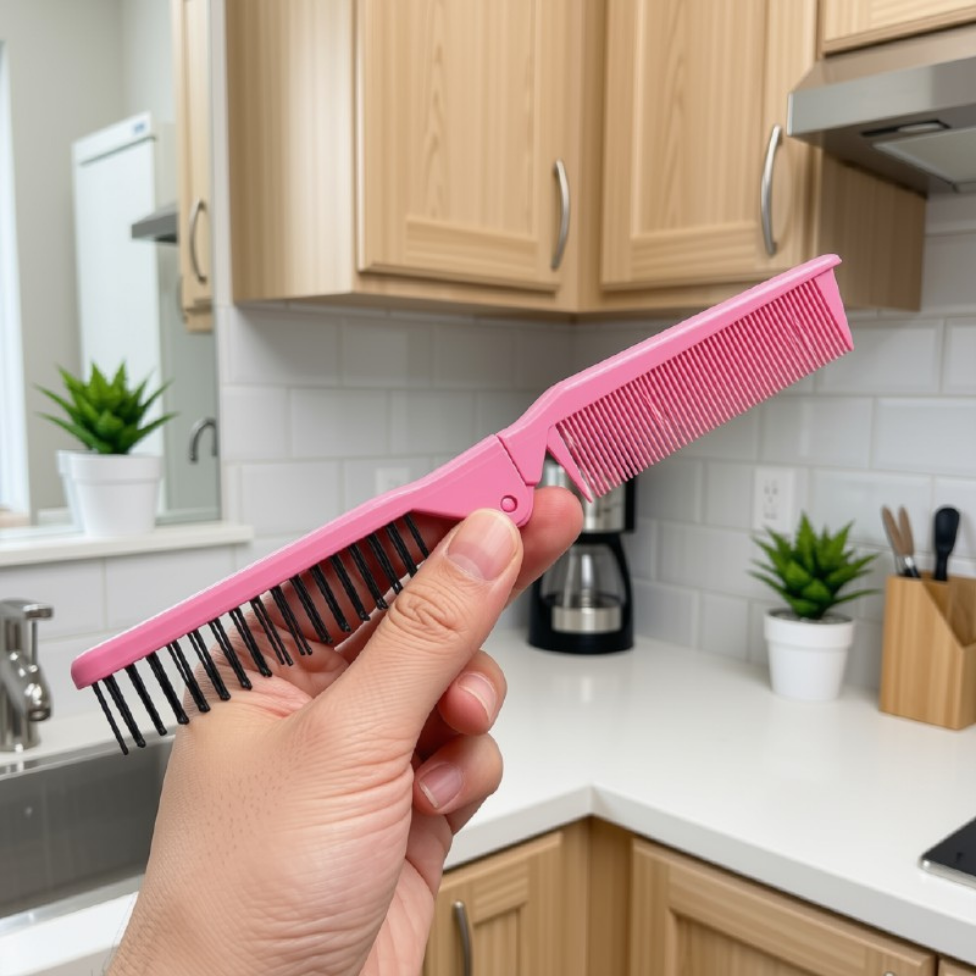 Brosse Pliable Portable,Brosse Démêlante de Voyage pour Femmes et Hommes – image 5