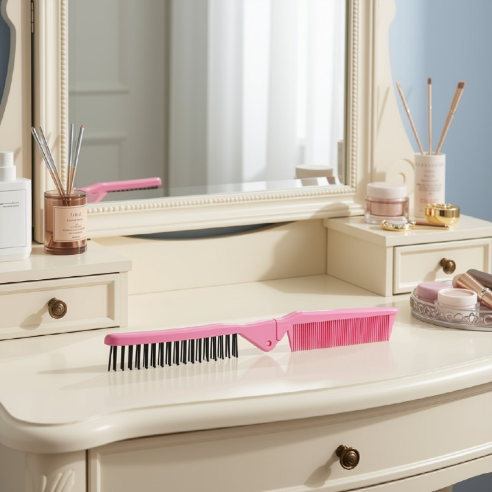 Brosse Pliable Portable,Brosse Démêlante de Voyage pour Femmes et Hommes – image 6
