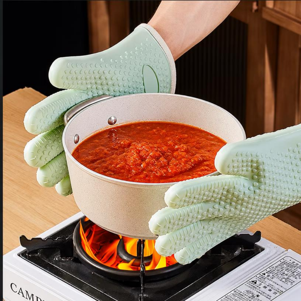 Gants de Cuisine Protecteurs pour Four,Qualité Alimentaire, Résistants à la Chaleur,Accessoirs Maison – image 2