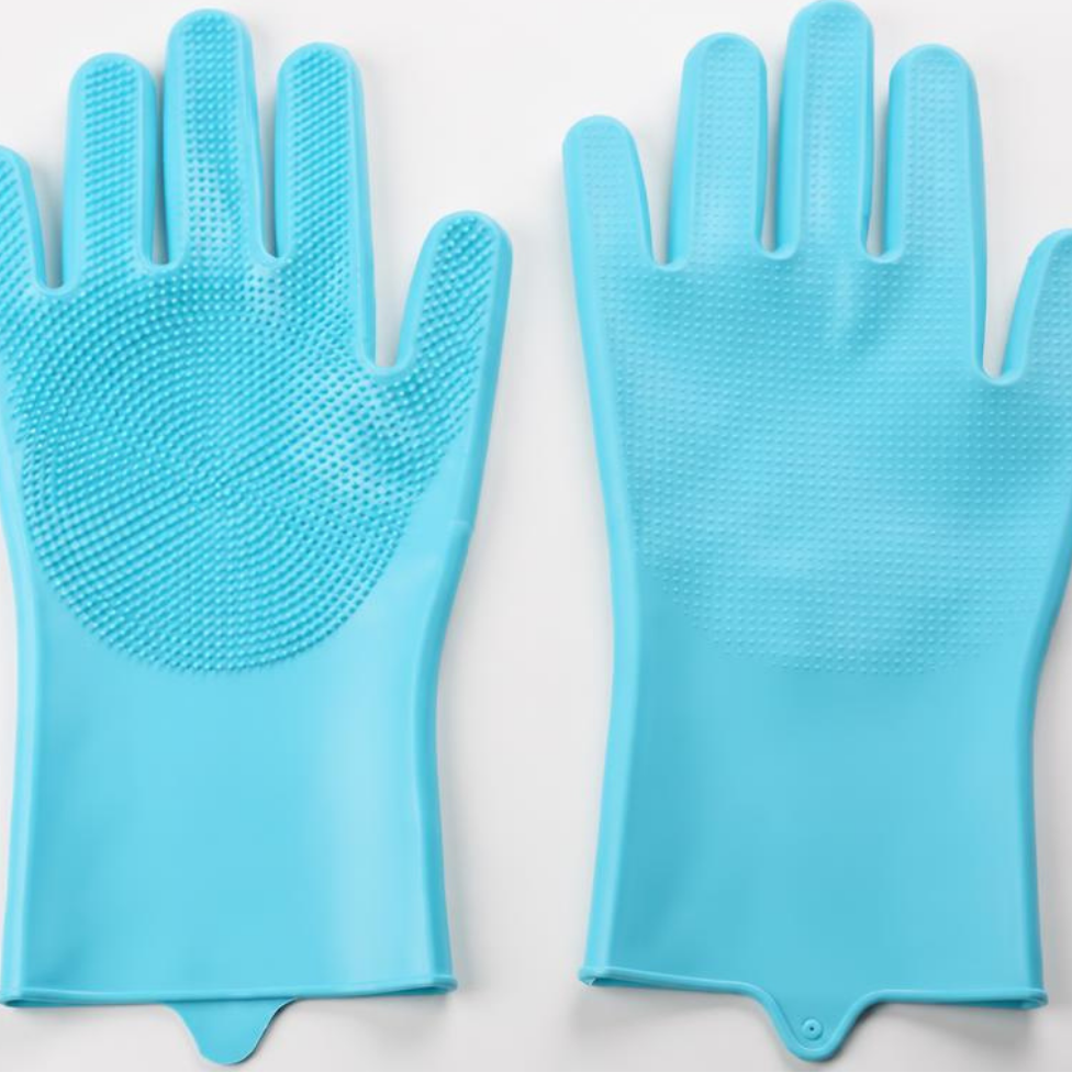 Gant de Nettoyage en Silicone Multi-Usages pour Vaisselle, Bain et Ménage – image 2