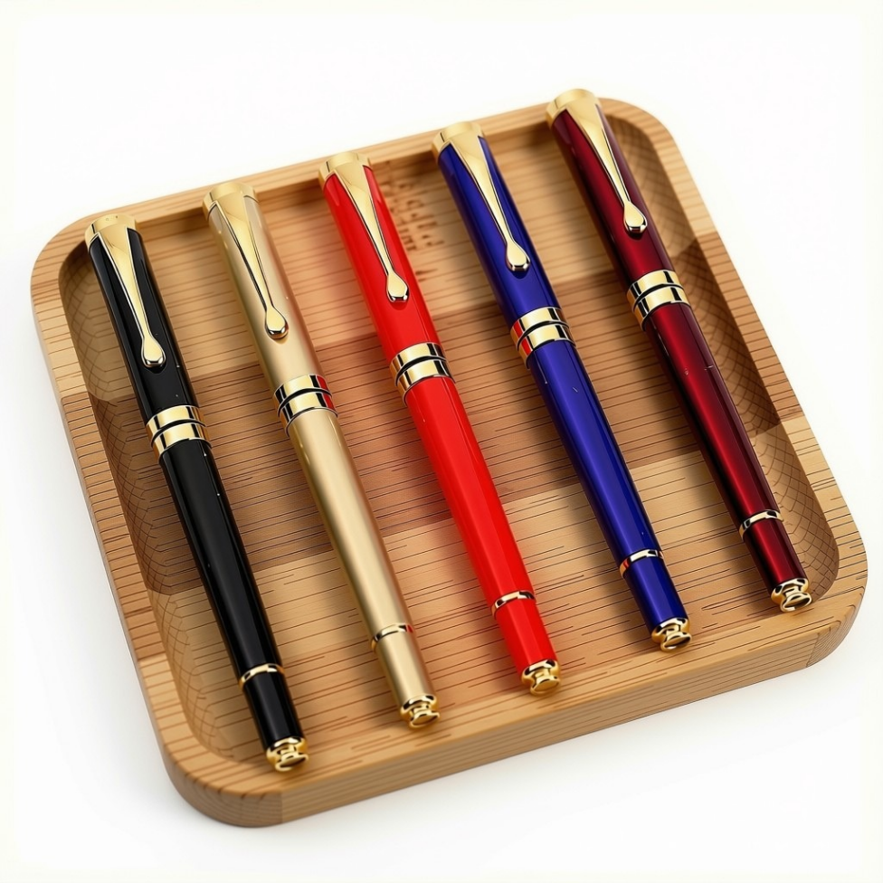Stylo à Bille en Métal de Luxe, Cadeau d'Affaires,Écriture Fluide, Pointe de 0,5 mm – image 4