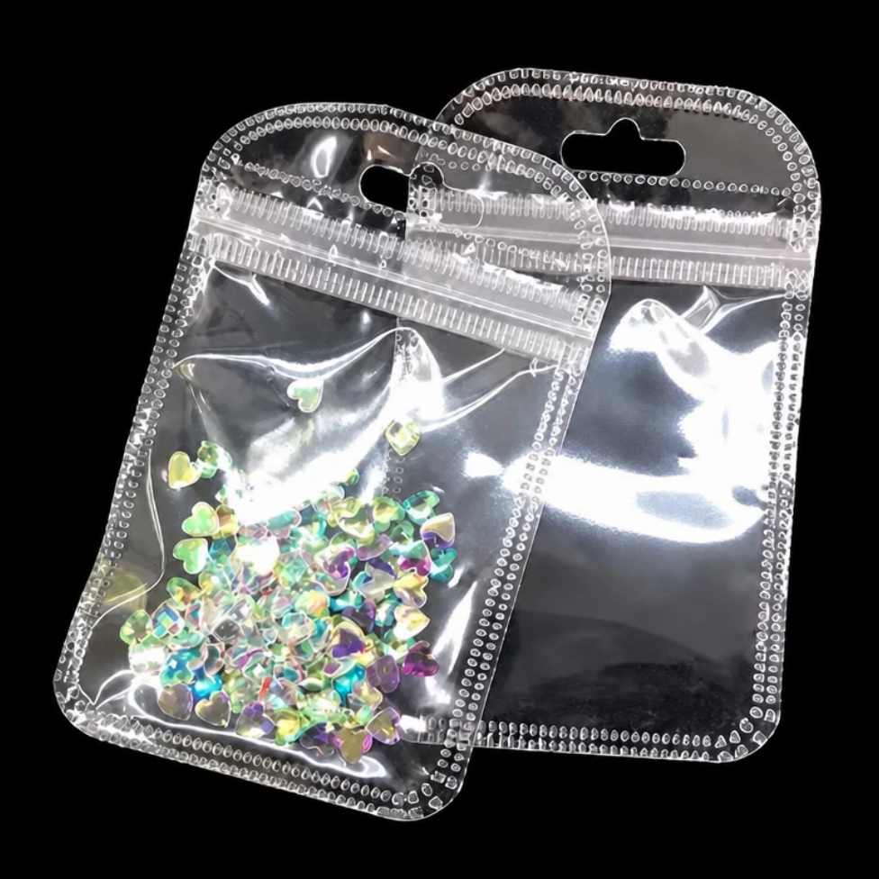 Lot de 10 Sacs d'Emballage en Plastique de Luxe pour Maquillage,Bijoux – image 2