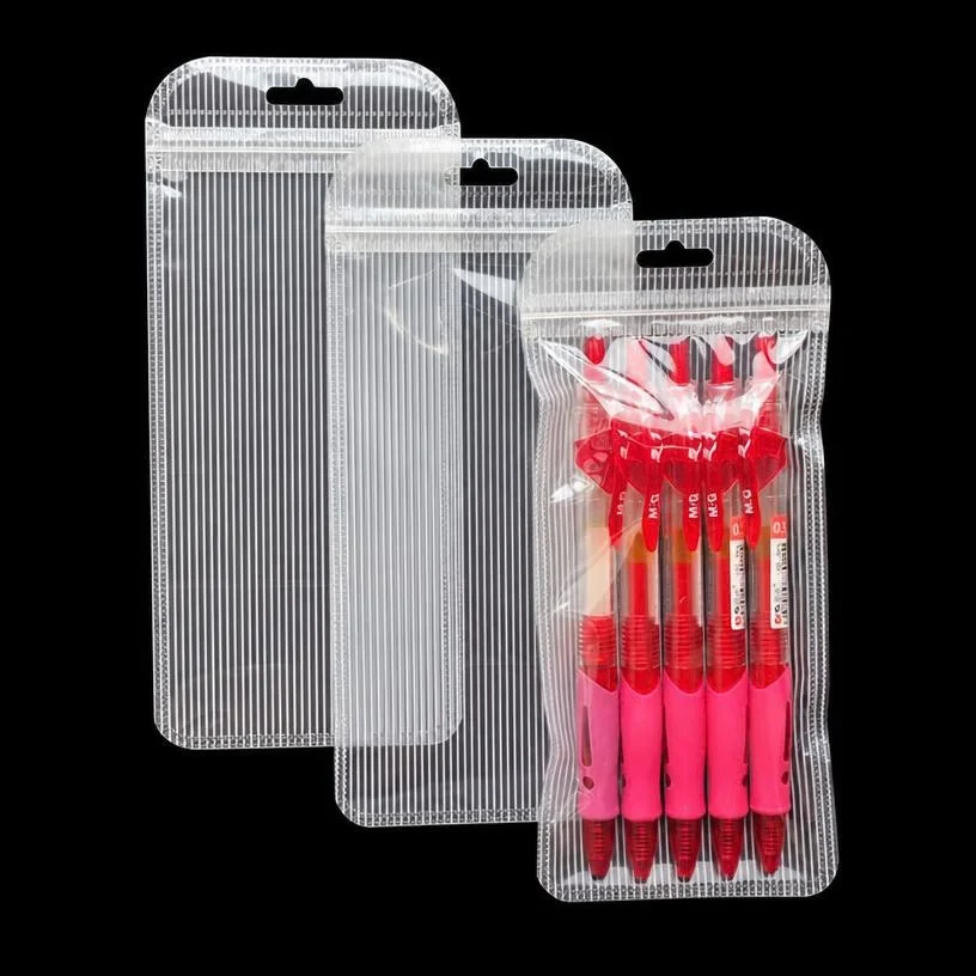 Lot de 10 Sacs d'Emballage en Plastique de Luxe pour Maquillage,Bijoux – image 3