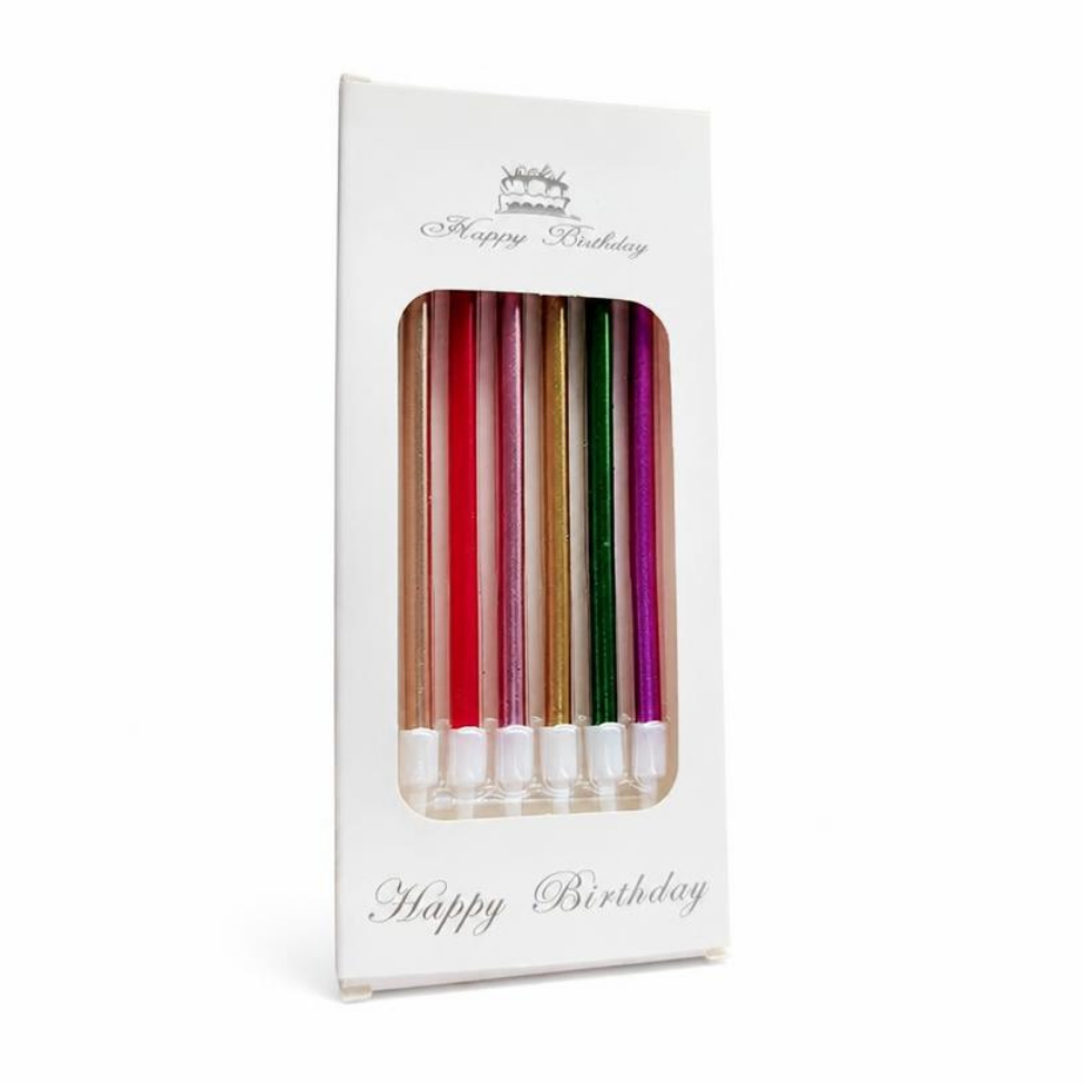 Bougie d'Anniversaire,6 Couleurs, 13.5*0.5CM,Anniversaire,Fête,Décoaration – image 6