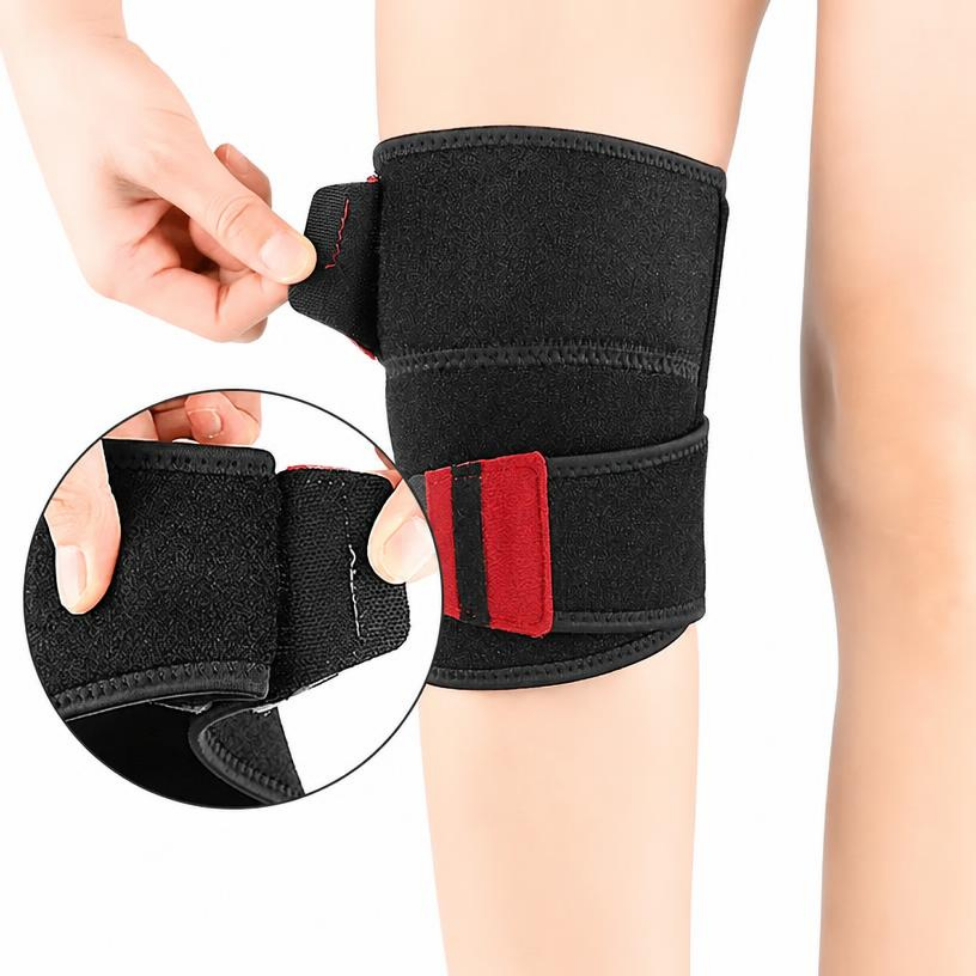 Genouillère avec Stabilisateurs Latéraux pour Genou,Support de Douleur au Genou pour Hommes et Femmes, Support de Compression Réglable – image 2