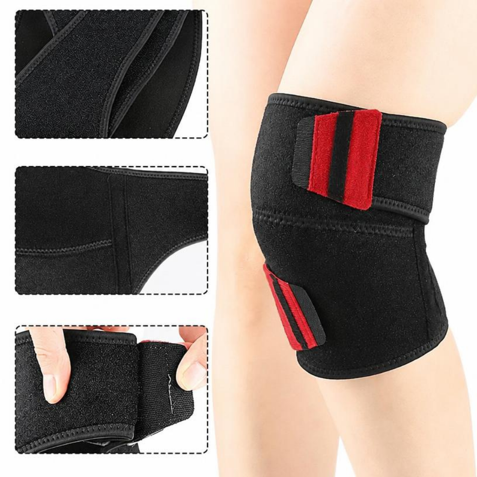 Genouillère avec Stabilisateurs Latéraux pour Genou,Support de Douleur au Genou pour Hommes et Femmes, Support de Compression Réglable – image 3