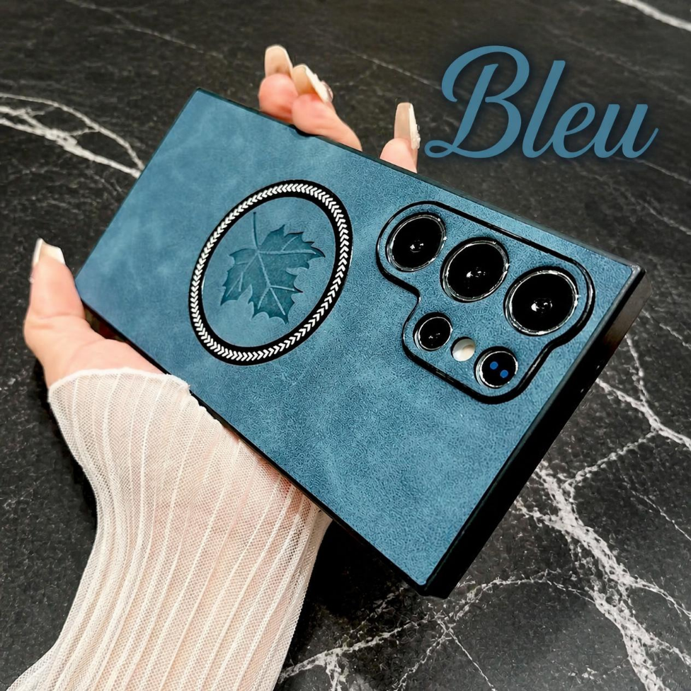 Coque Télephone en Cuir TPU pour Samsung S25 S24