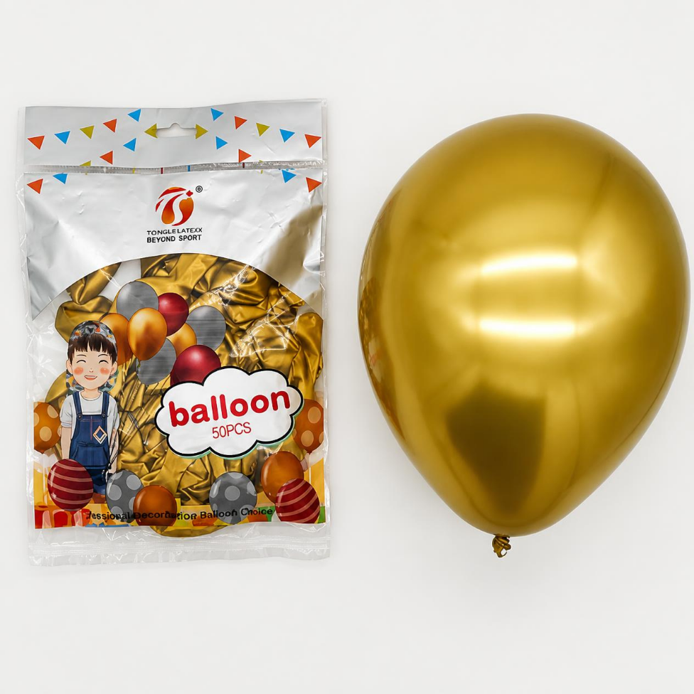 Lot de 100 Ballons de Mariage Rond de 10 Pouces en Latex Naturel Chromé,pour Fête d'Anniversaire,Mariage,Décoration,100 pcs – image 6