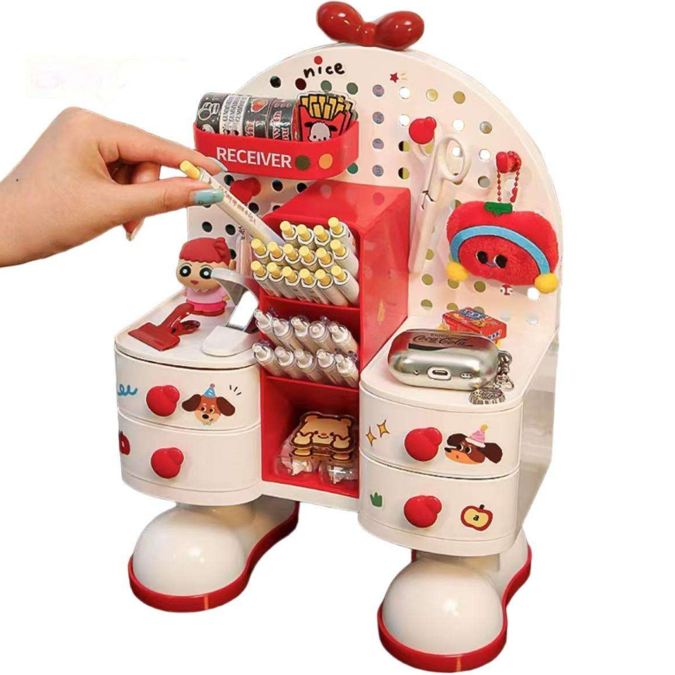 Jolie Boîte de Rangement pour Stylos,Organisateur Bureau