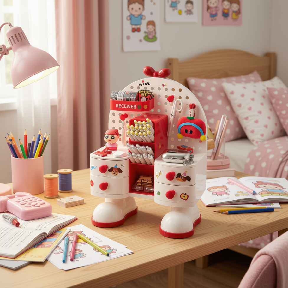 Jolie Boîte de Rangement pour Stylos,Organisateur Bureau – image 2