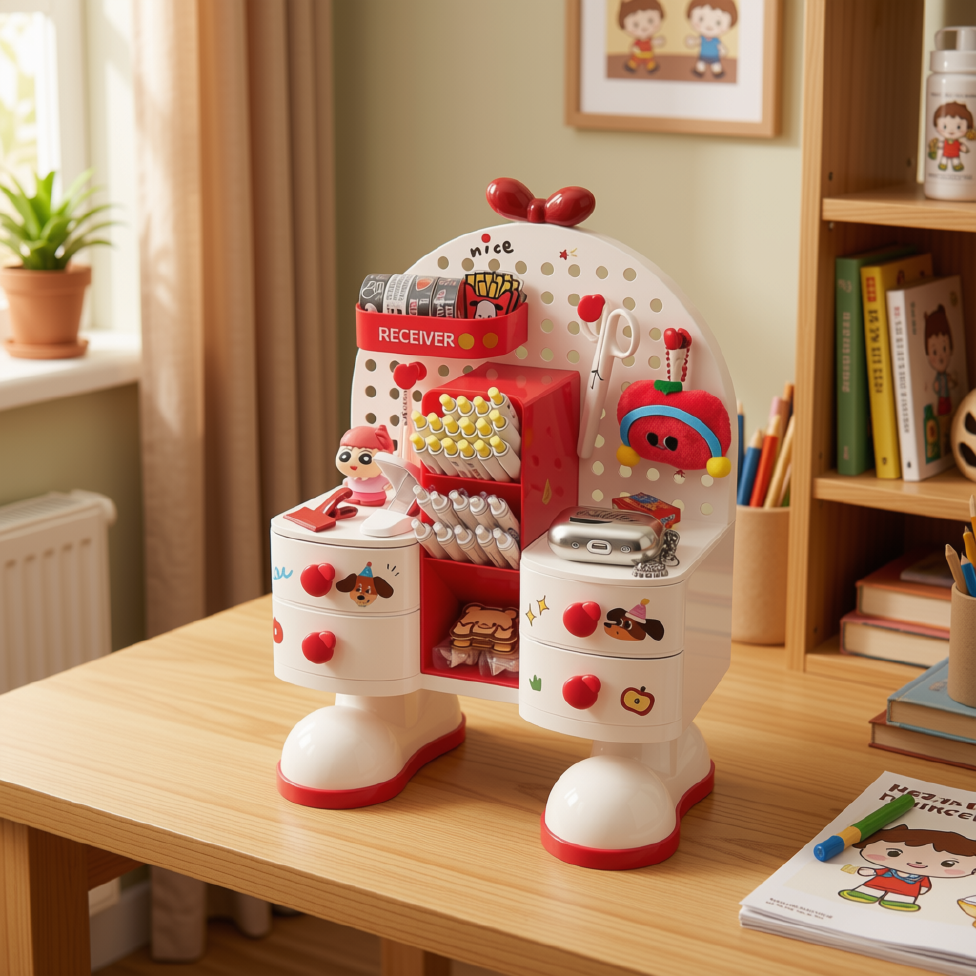 Jolie Boîte de Rangement pour Stylos,Organisateur Bureau – image 3