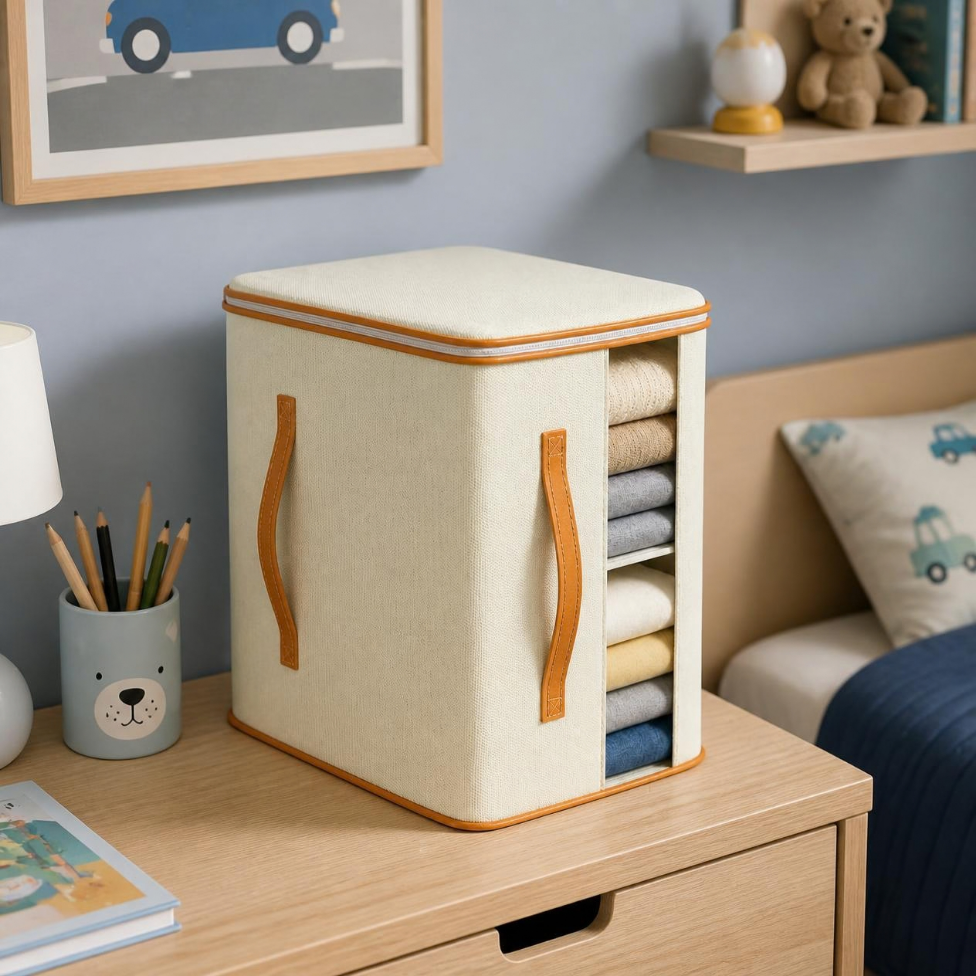 Boîtes de Rangement pour Vêtements,Organisateur de Vêtements,Sac de Rangement Pliables pour Couvertures – image 2