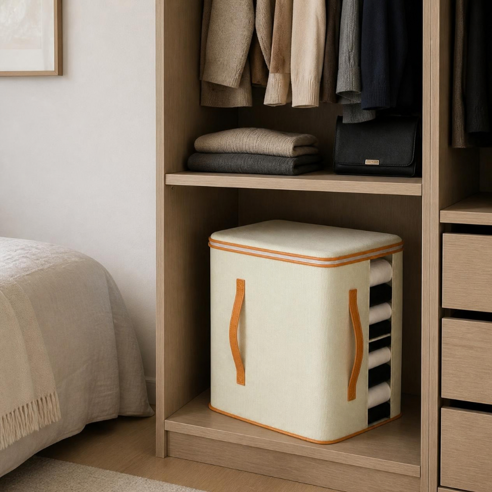 Boîtes de Rangement pour Vêtements,Organisateur de Vêtements,Sac de Rangement Pliables pour Couvertures – image 5