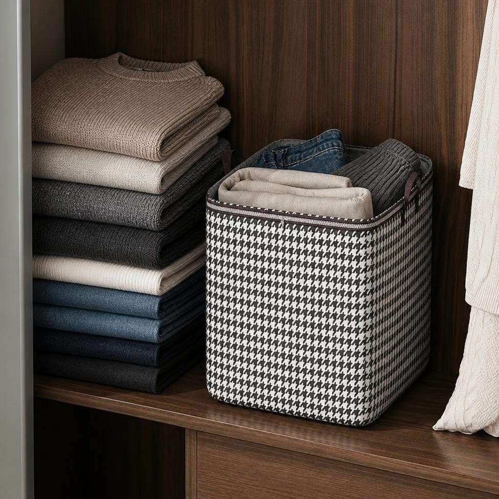 Boîte de Rangement pour Vêtements,Organisateur de Vêtements,Sac de Rangement Pliables pour Couvertures – image 2