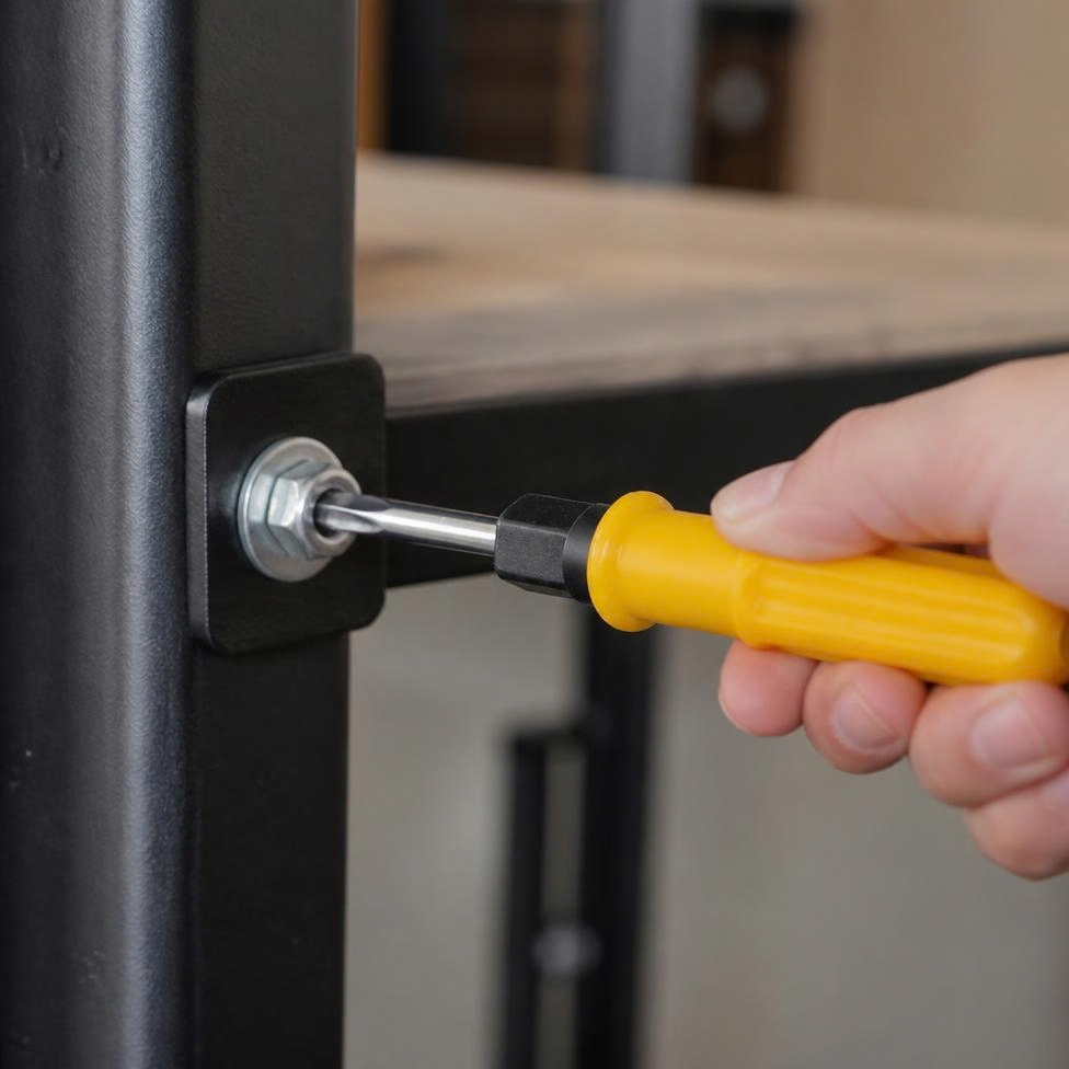 Tournevis à Double Tête à Poignée Jaune Puissant et Plat,Bricolage – image 3