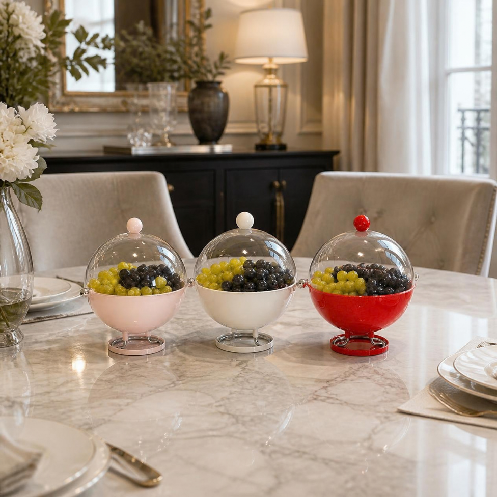 Plateau à Fruits Écologique de Luxe, Boîte à Rangement Moderne,pour Fruits,Bonbons,Fruits Secs – image 2