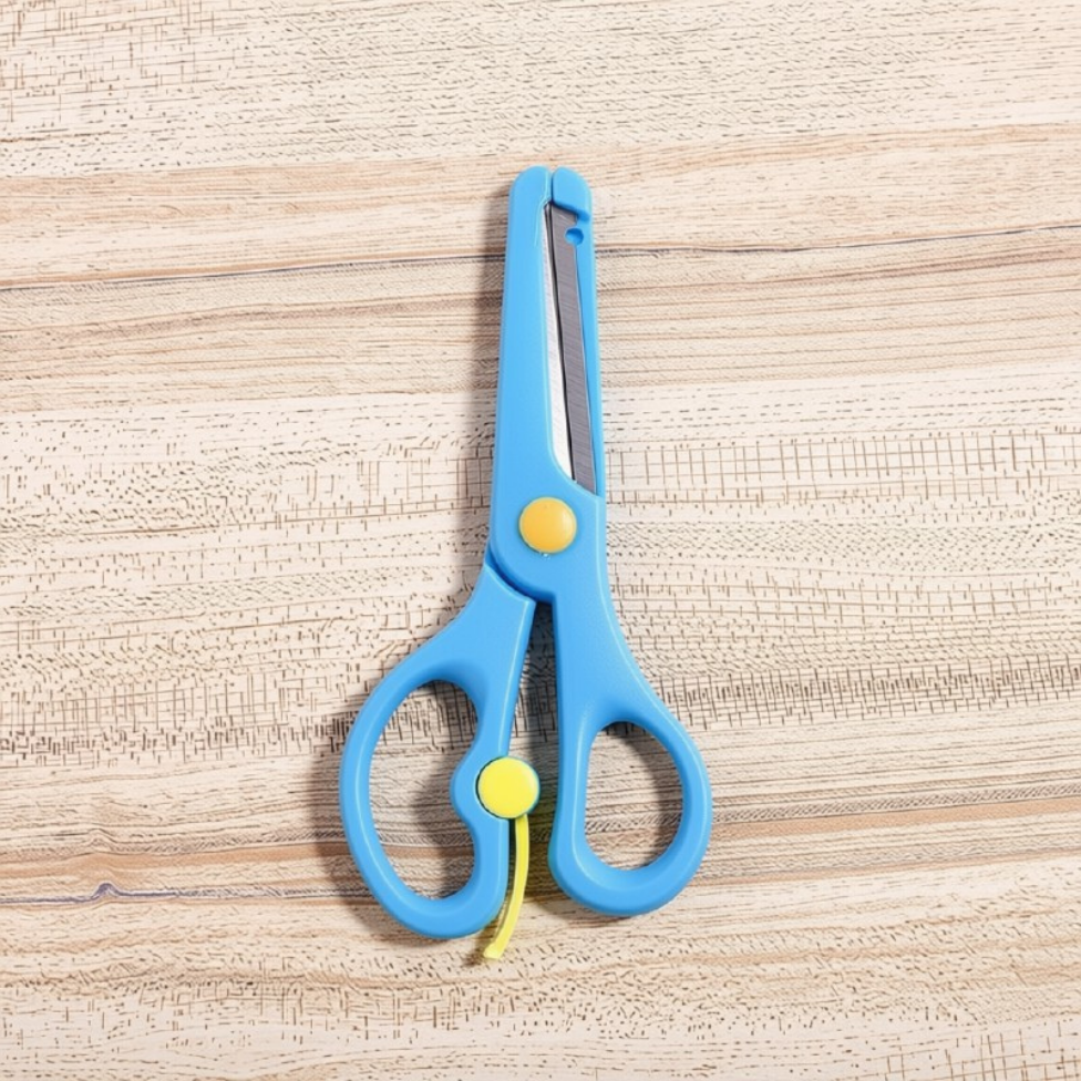 Lot de 3 Ciseaux pour Enfants Étudiants,Tête Ronde, Ciseaux sans Danger pour les Mains – image 4