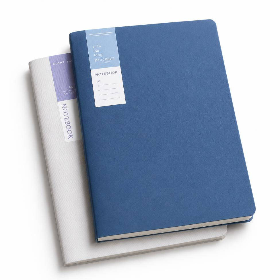 Cahier vierge A5 ,Couverture couleur, Convient pour Bureau École, Études, Prise de Notes