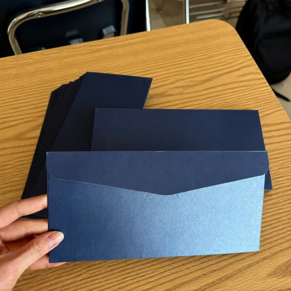 Lot de 10 Enveloppes 220*110mm Élégantes pour Lettres Invitations Cartes de Vœux Mariage Anniversaire Documents Factures – image 2
