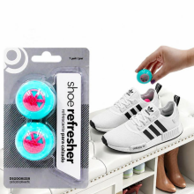 Lot de 2 Boules Désodorisantes pour Chaussures, Parfum Longue Durée, Éliminent les Odeurs,Désodorisant pour Chaussures